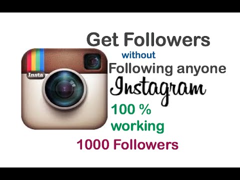 Get instagram followers free without following