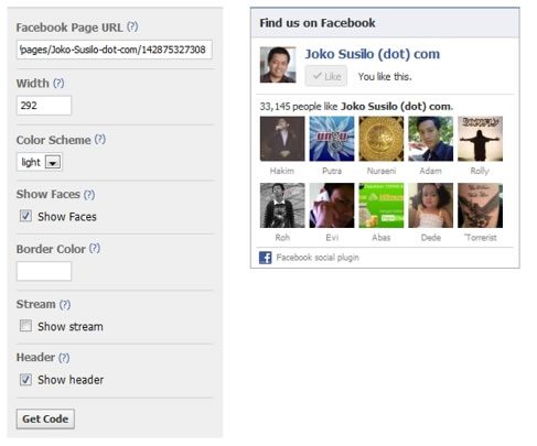 Cara membuat fanspage facebook di wordpress
